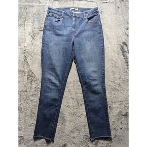 Levi's 721 High Rise Skinny Jeans Women's Size 32 Dark Wash